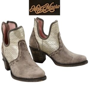 MISS MACIE Hush ur Mouth bootie boots size 8.5 woman’s Buckle